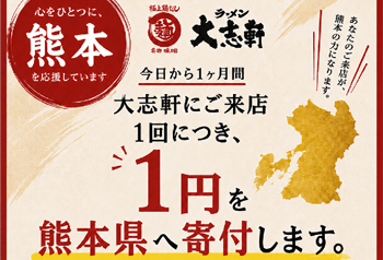 熊本県へ寄付