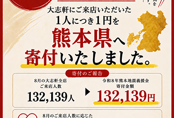 熊本県へ寄付